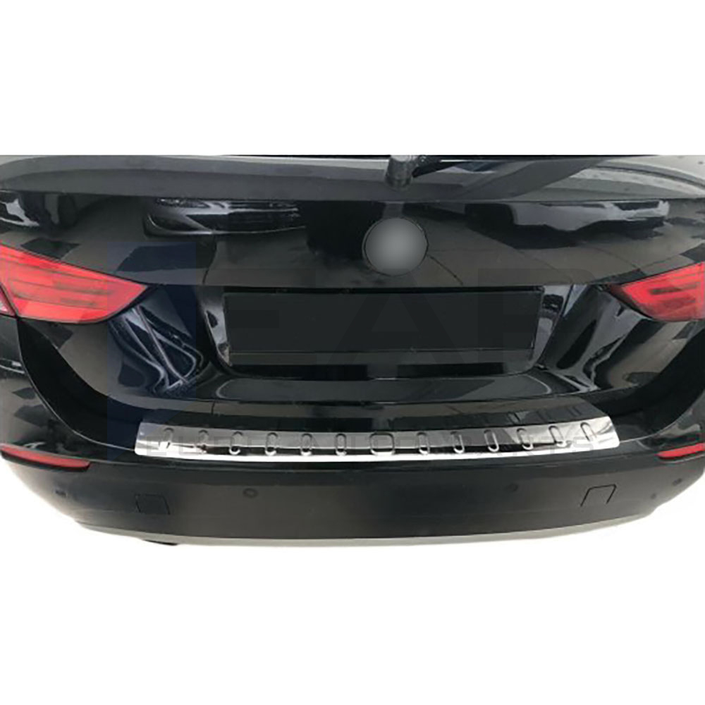 Rear Bumper Protector - Stainless Steel