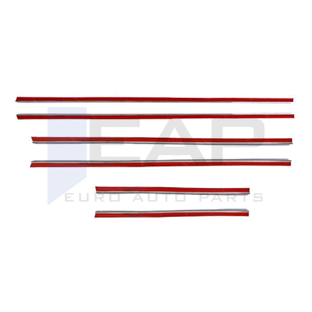 Window Frame Garnish - 6 Pcs - Stainless Steel