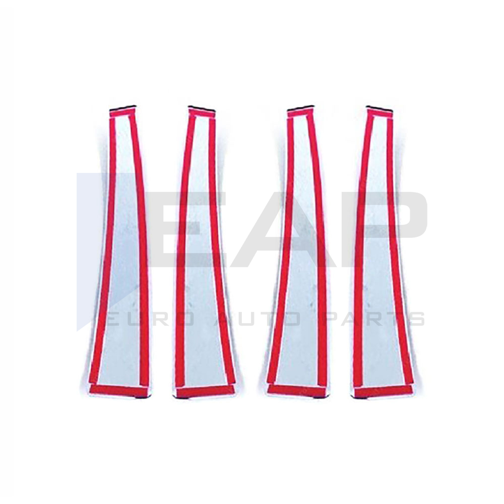 Door Post Set - 4 Pcs - Stainless Steel