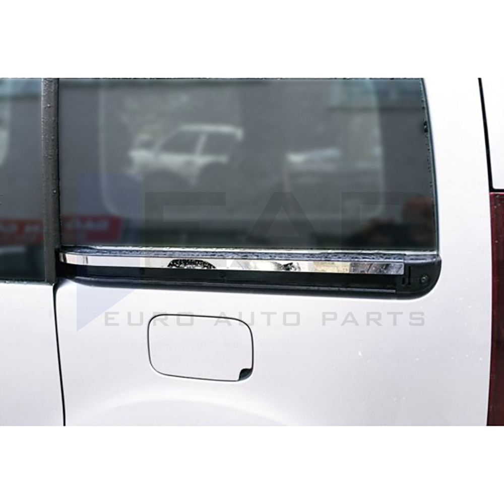 Side Door Rail Trim - 2 Pcs - Stainless Steel