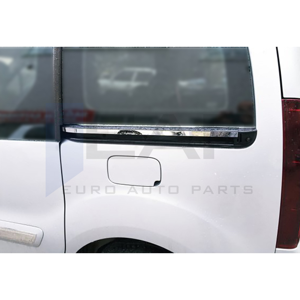 Side Door Rail Trim - 2 Pcs - Stainless Steel