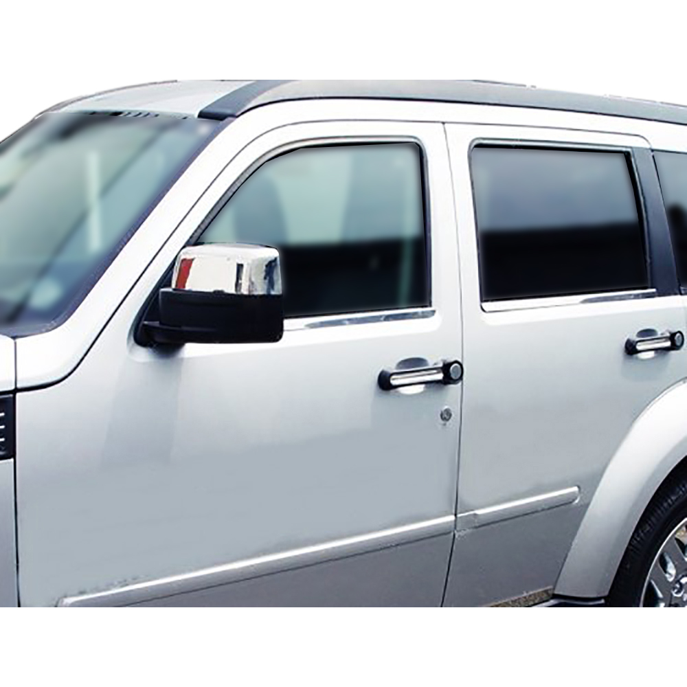 Mirror Cover - 2 Pcs - Stainless Steel