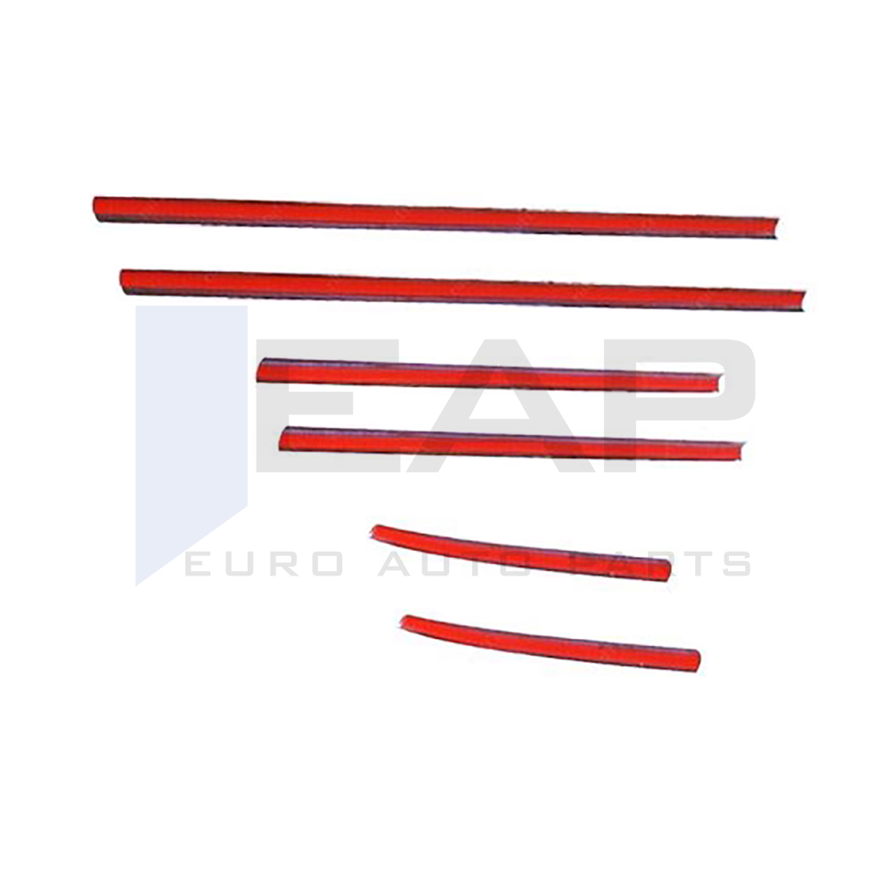 Window Frame Garnish - 6 Pcs - Stainless Steel