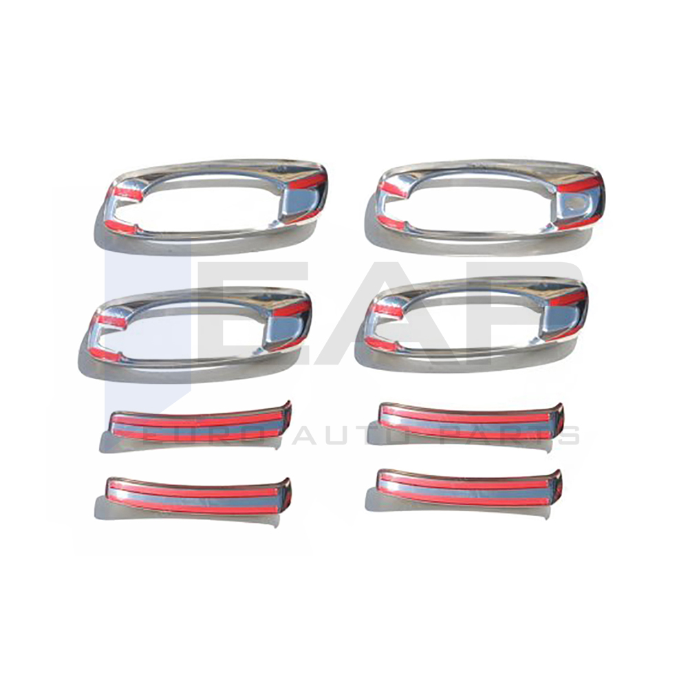 Door Handle Cover Frame - 4 Doors - Stainless Steel
