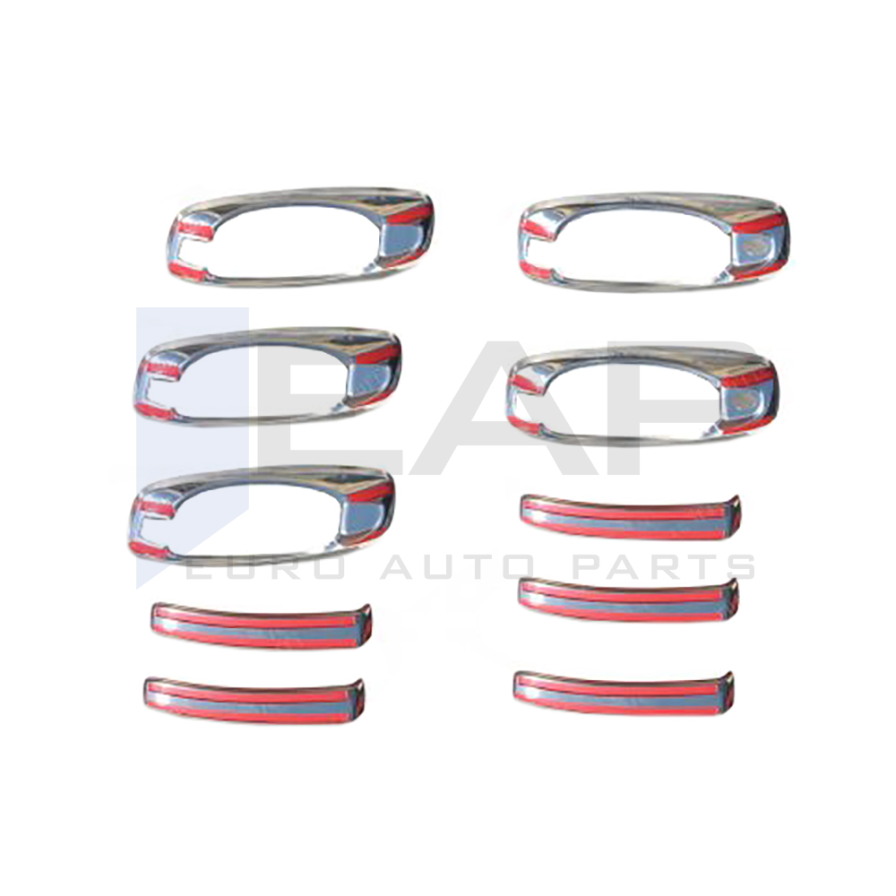 Door Handle Cover Frame - 5 Doors - Stainless Steel