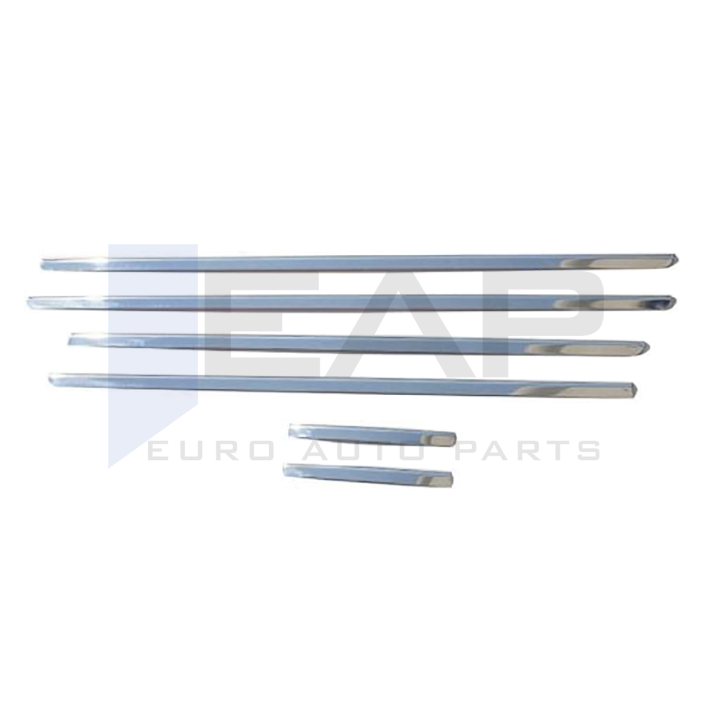 Window Frame Garnish - 6 Pcs - Stainless Steel