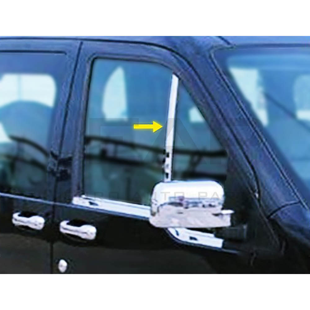 Door Post Set - 2 Pcs - Stainless Steel