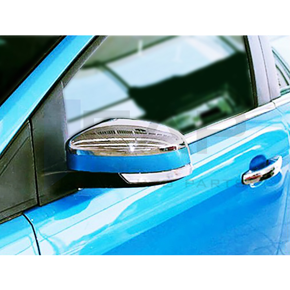 Mirror Cover - 2 Pcs - Stainless Steel