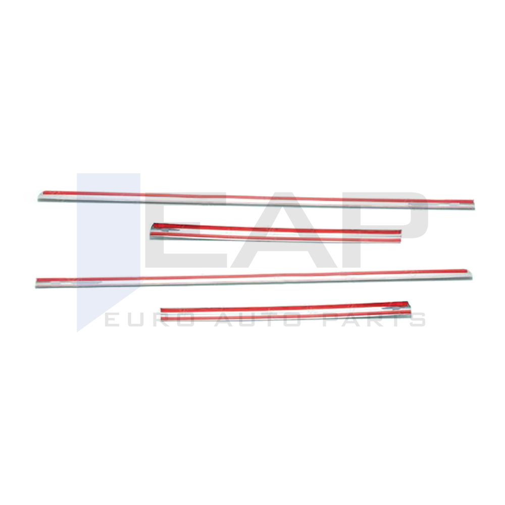 Window Frame Garnish - 4 Pcs - Stainless Steel