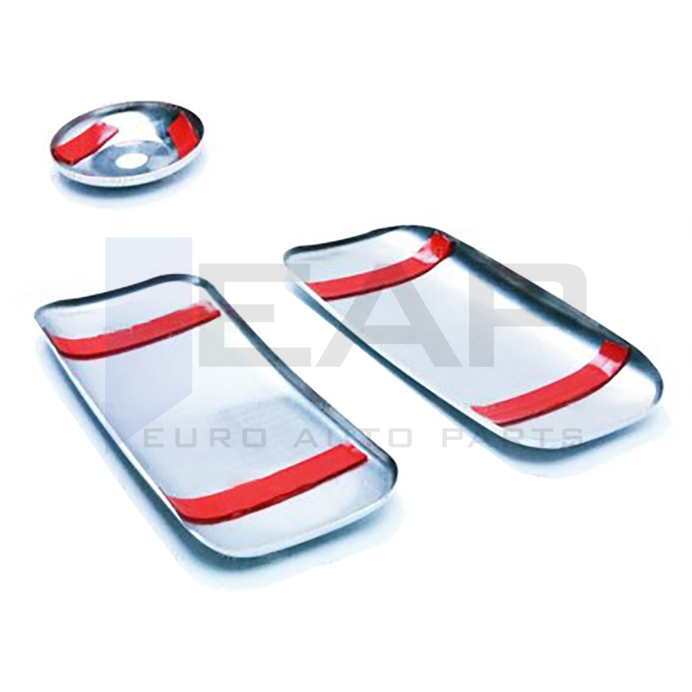 Door Handle Cover (Single Lock) - 2 Doors - Stainless Steel