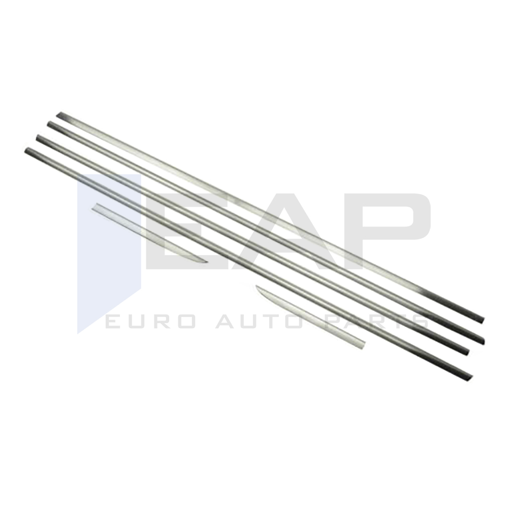 Window Frame Garnish - 6 Pcs - Stainless Steel