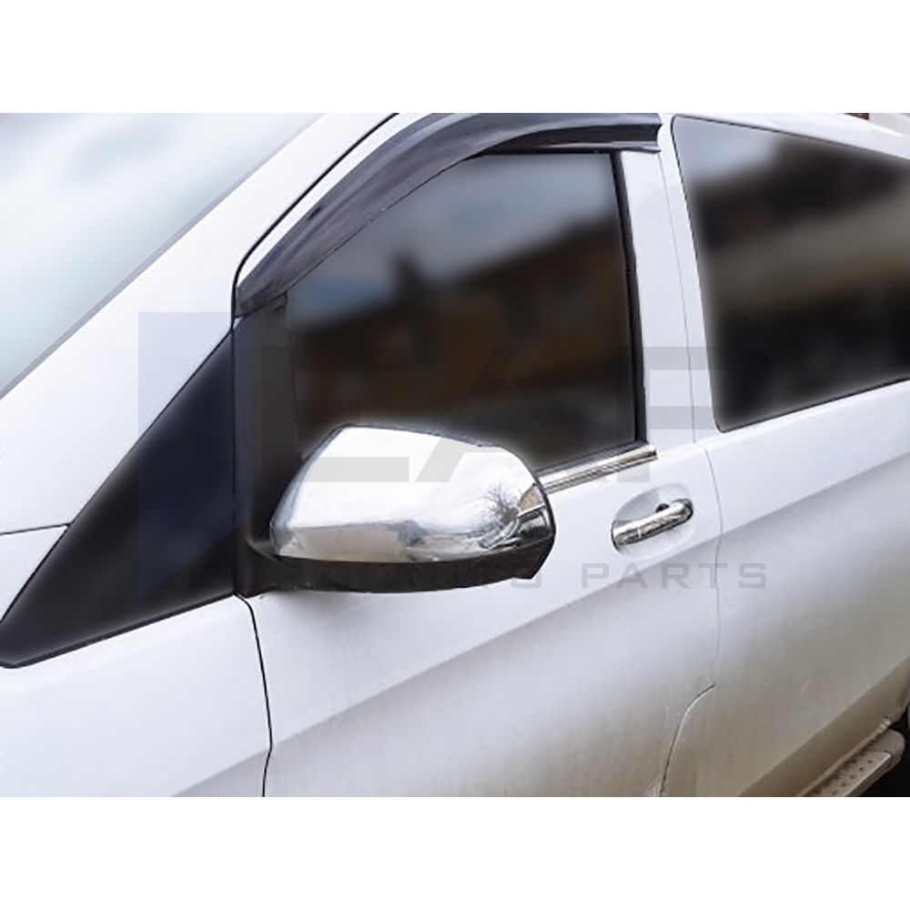 Mirror Cover - 2 Pcs - Stainless Steel