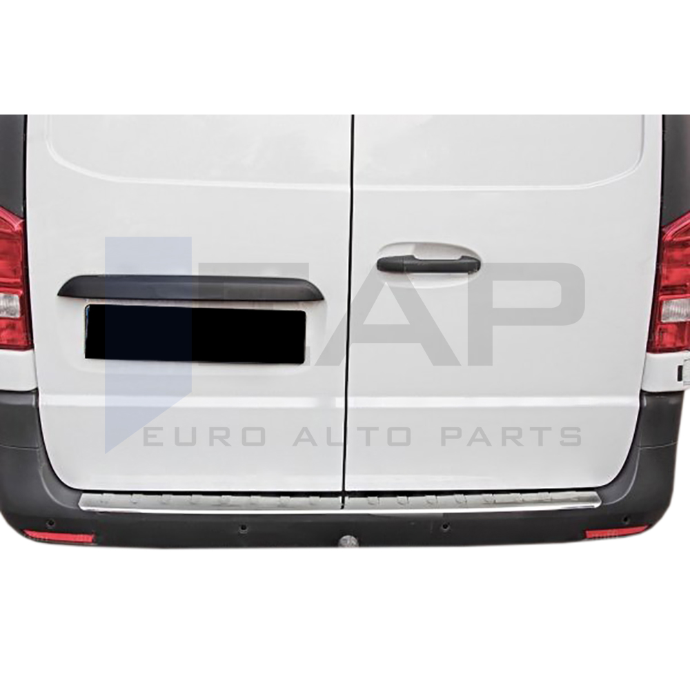 Rear Bumper Protector - Stainless Steel