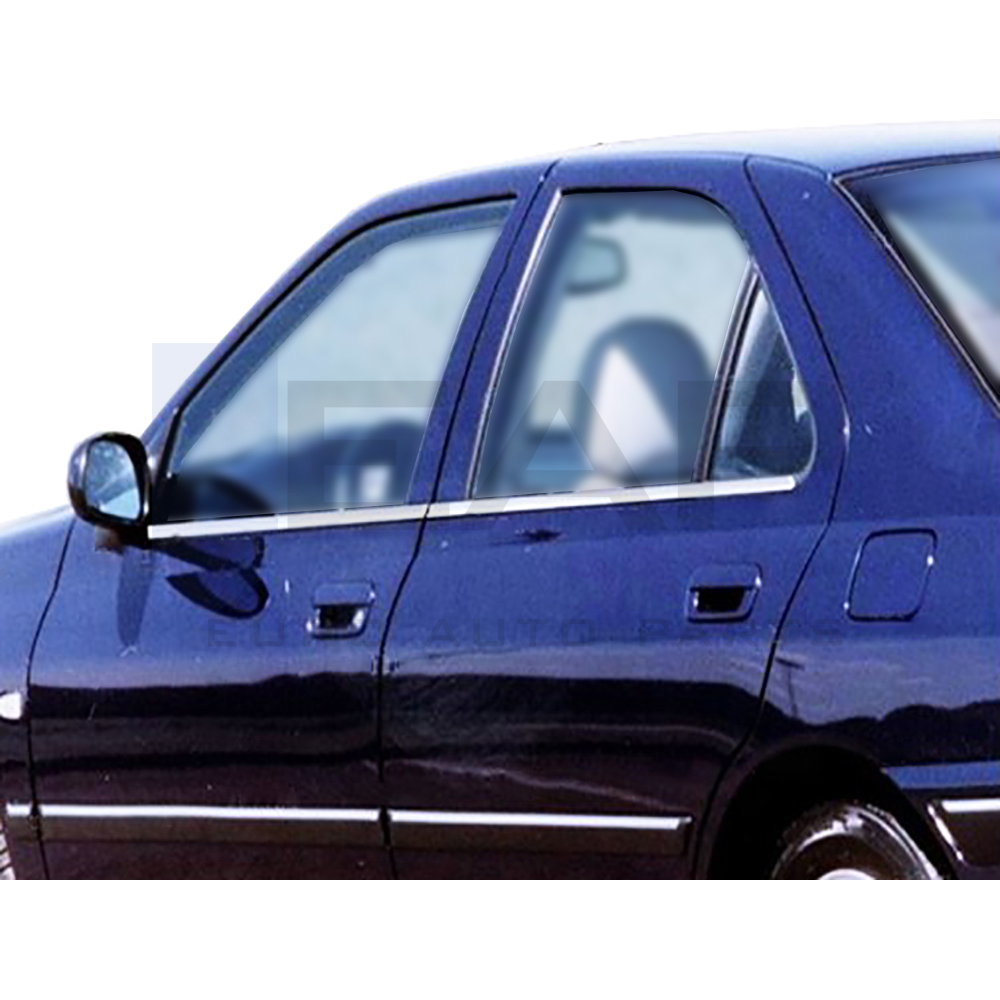 Window Frame Garnish - 4 Pcs - Stainless Steel