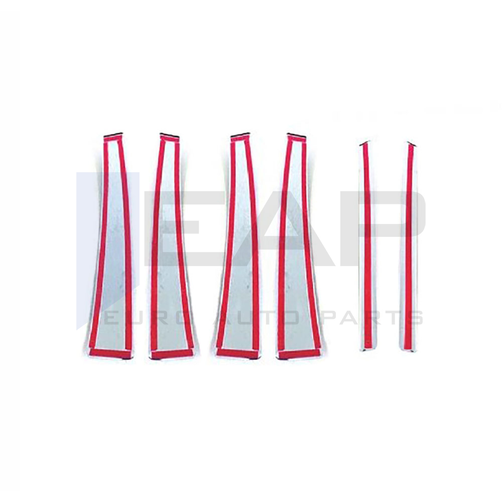 Door Post Set - 6 Pcs - Stainless Steel