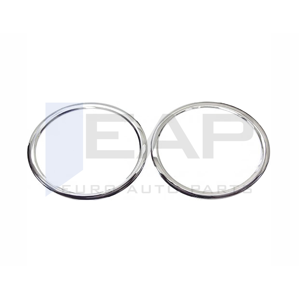 Fog Light Frame - 2 pcs - Stainless Steel 