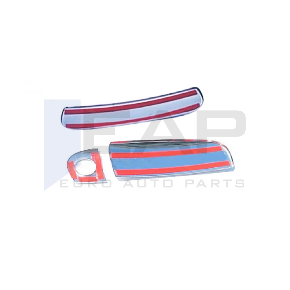 Door Handle Cover - 2 Doors - Stainless Steel