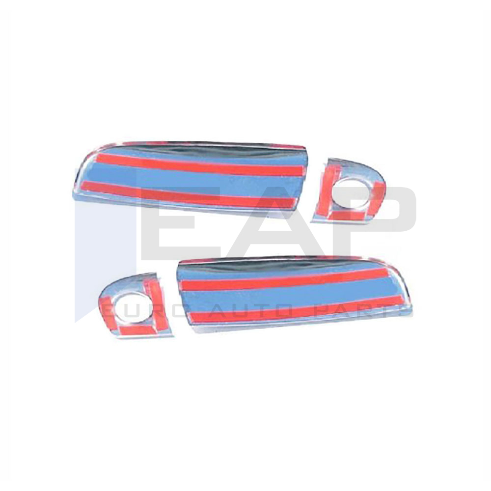Door Handle Cover (Double Hole) - 2 Doors - Stainless Steel