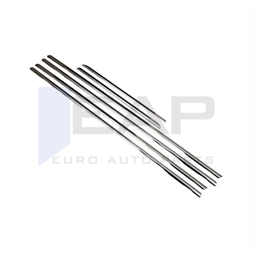 Window Frame Garnish - 6 Pcs - Stainless Steel