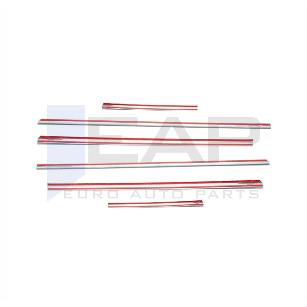 Window Frame Garnish - 6 Pcs - Stainless Steel
