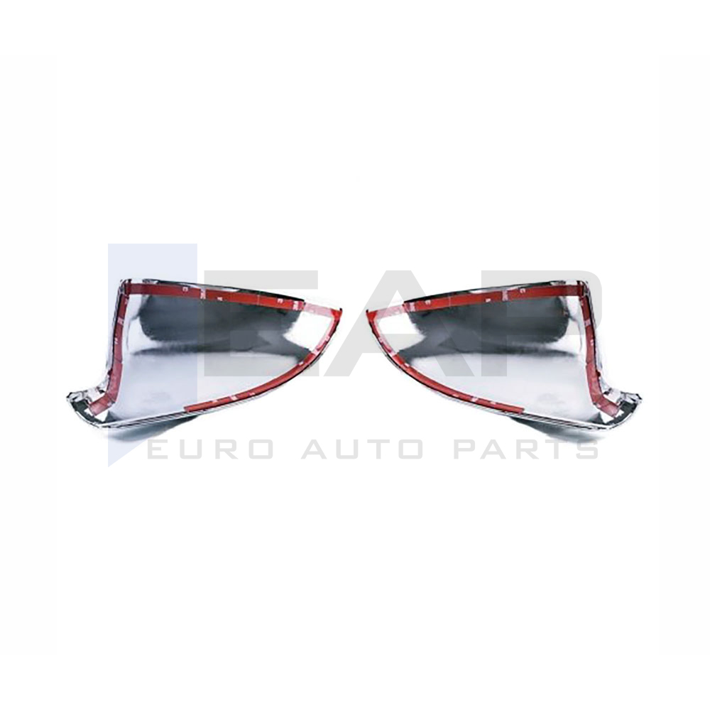 Mirror Cover - 2 Pcs - Stainless Steel