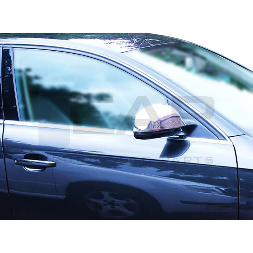 Mirror Cover - 2 Pcs - Stainless Steel