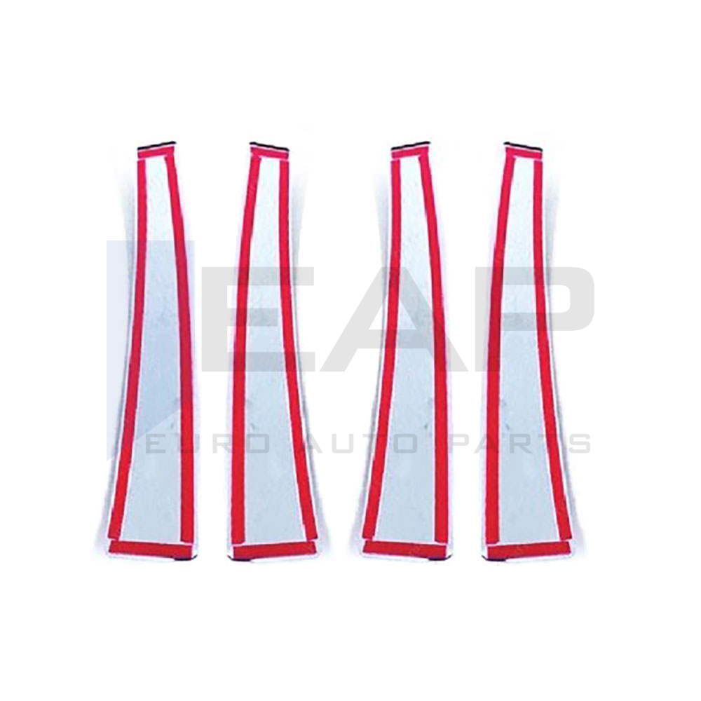 Door Post Set - 4 Pcs - Stainless Steel