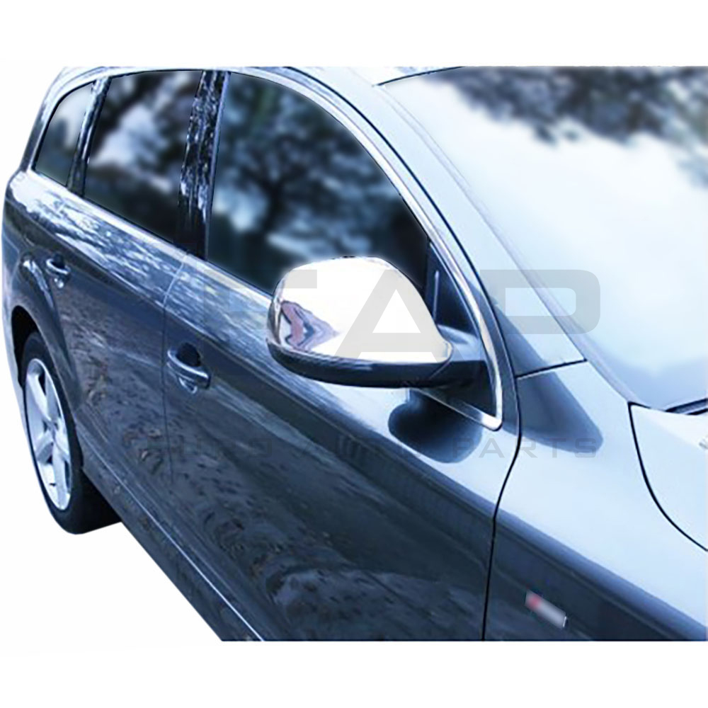Mirror Cover - 2 Pcs - Stainless Steel