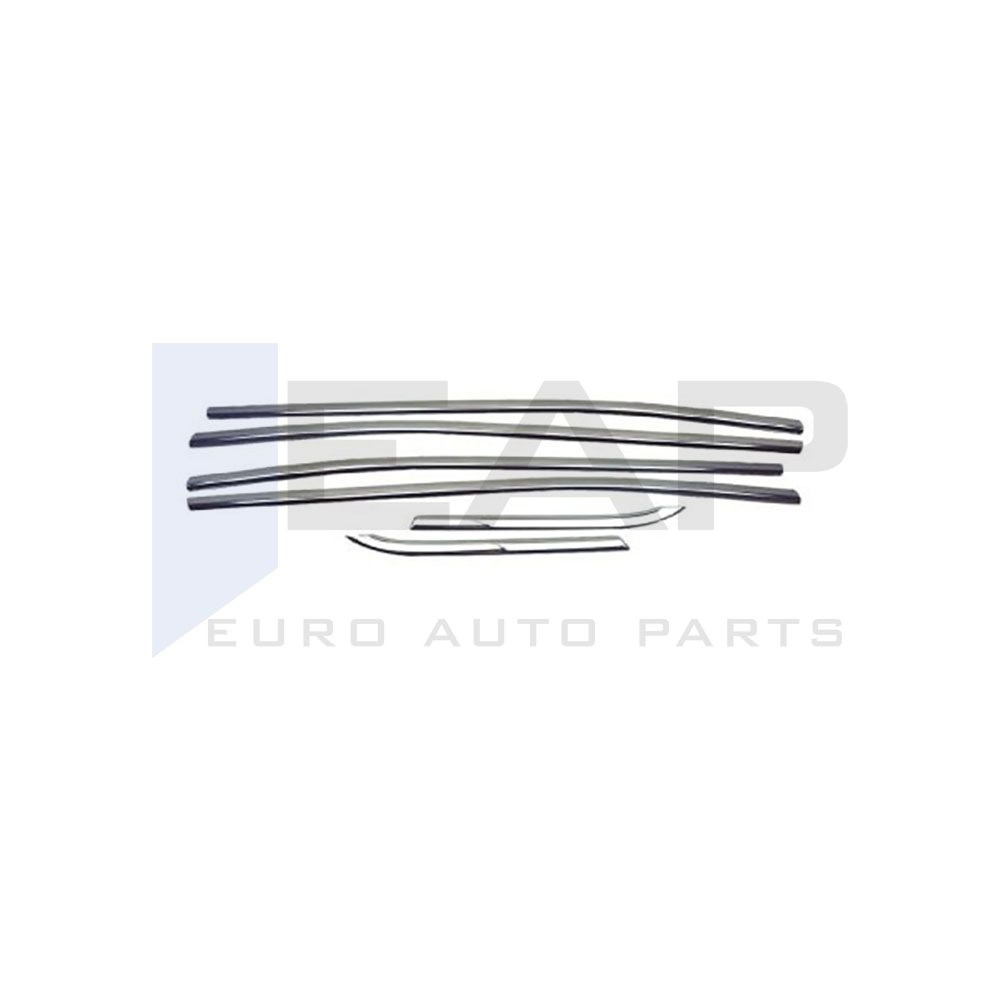 Window Frame Garnish - 6 Pcs - Stainless Steel