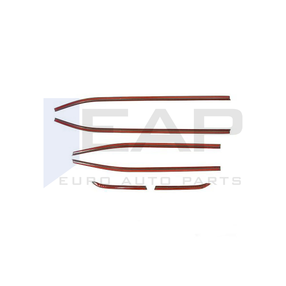 Window Frame Garnish - 6 Pcs - Stainless Steel
