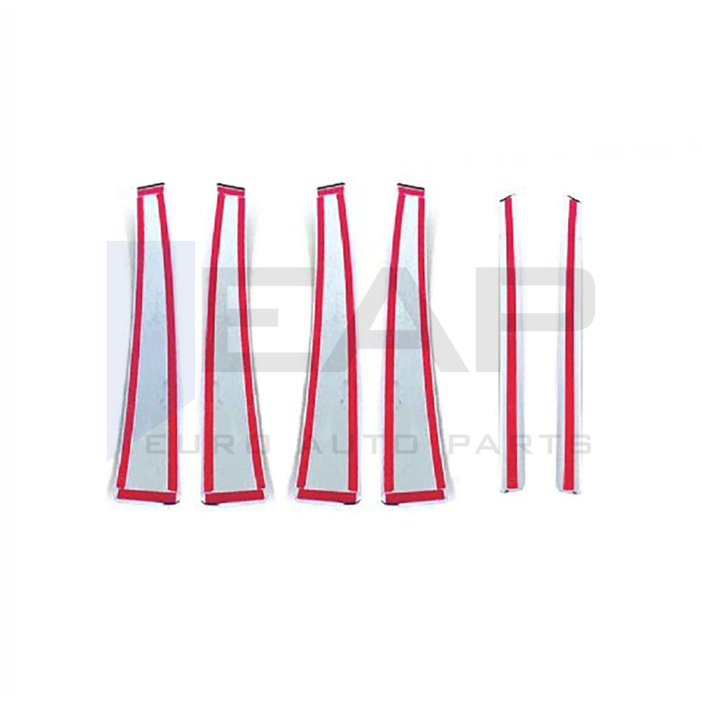 Door Post Set - 6 Pcs - Stainless Steel