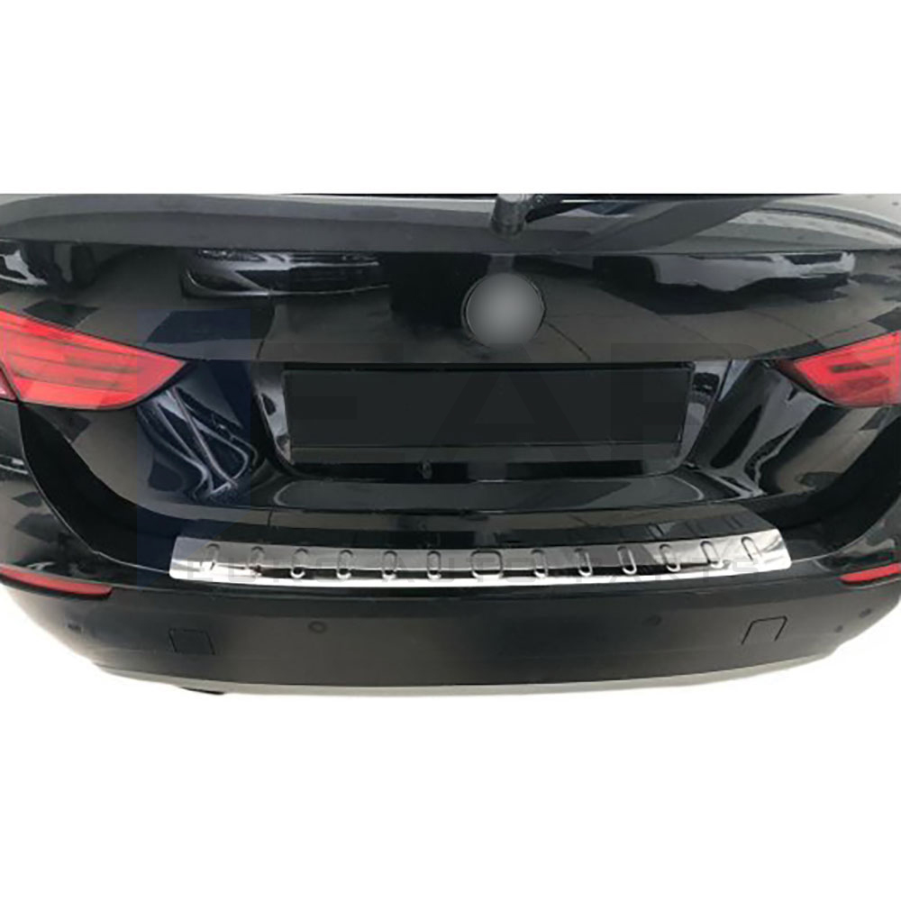 Rear Bumper Protector - Stainless Steel