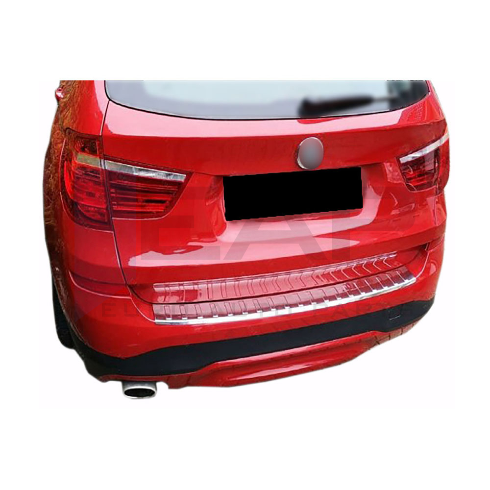 Rear Bumper Protector - Stainless Steel