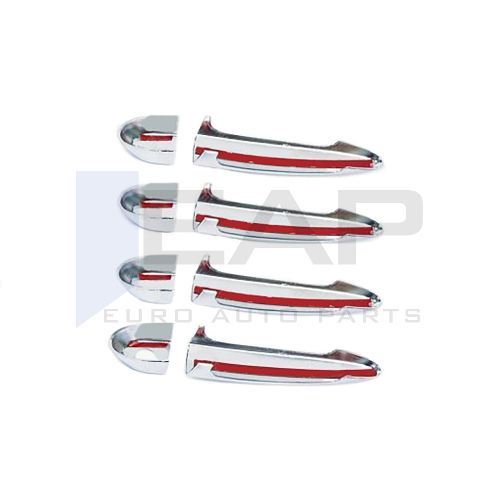 Door Handle Cover (Led Package) (RHD) - 4 Doors - Stainless Steel