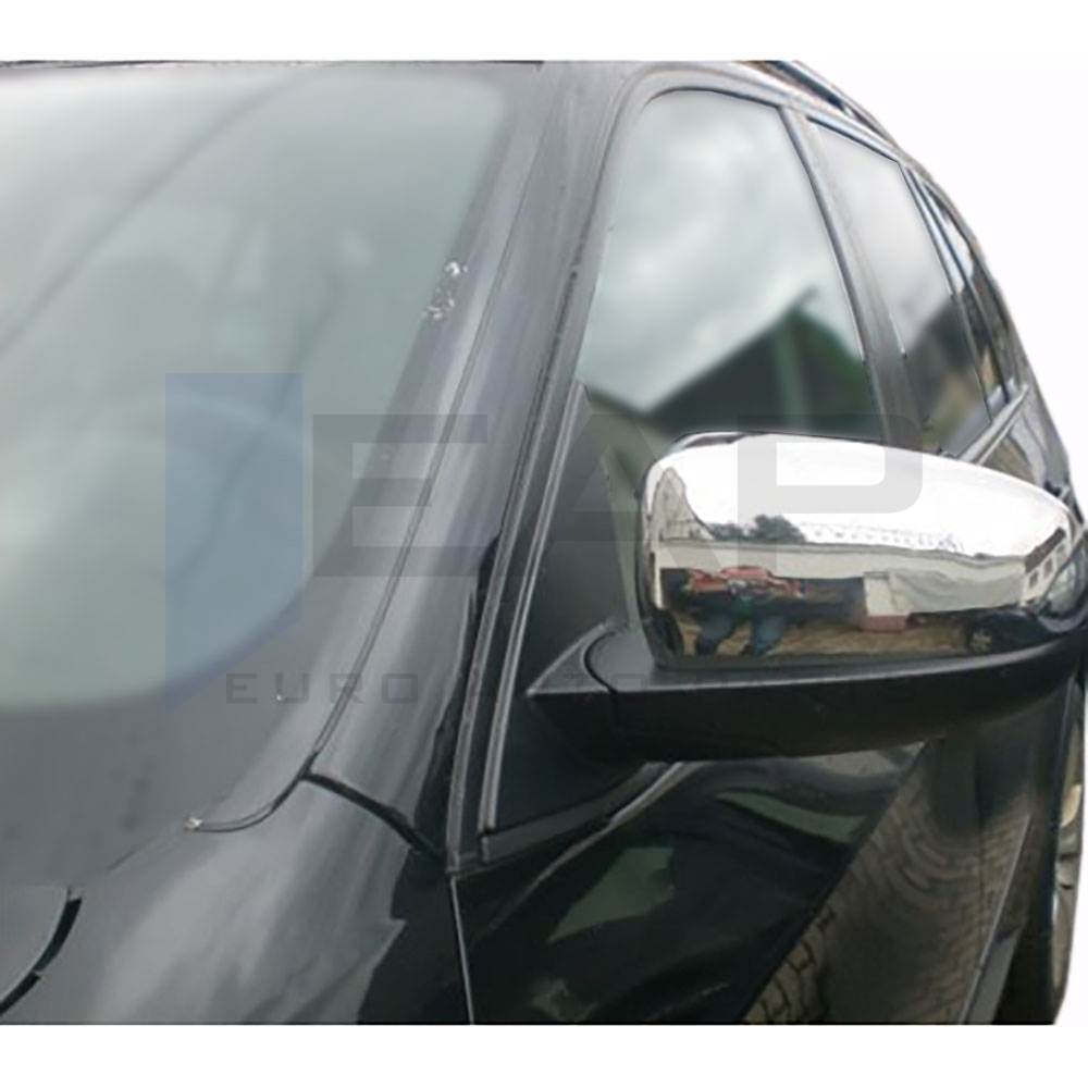 Mirror Cover 2 Pcs. Stainless Steel