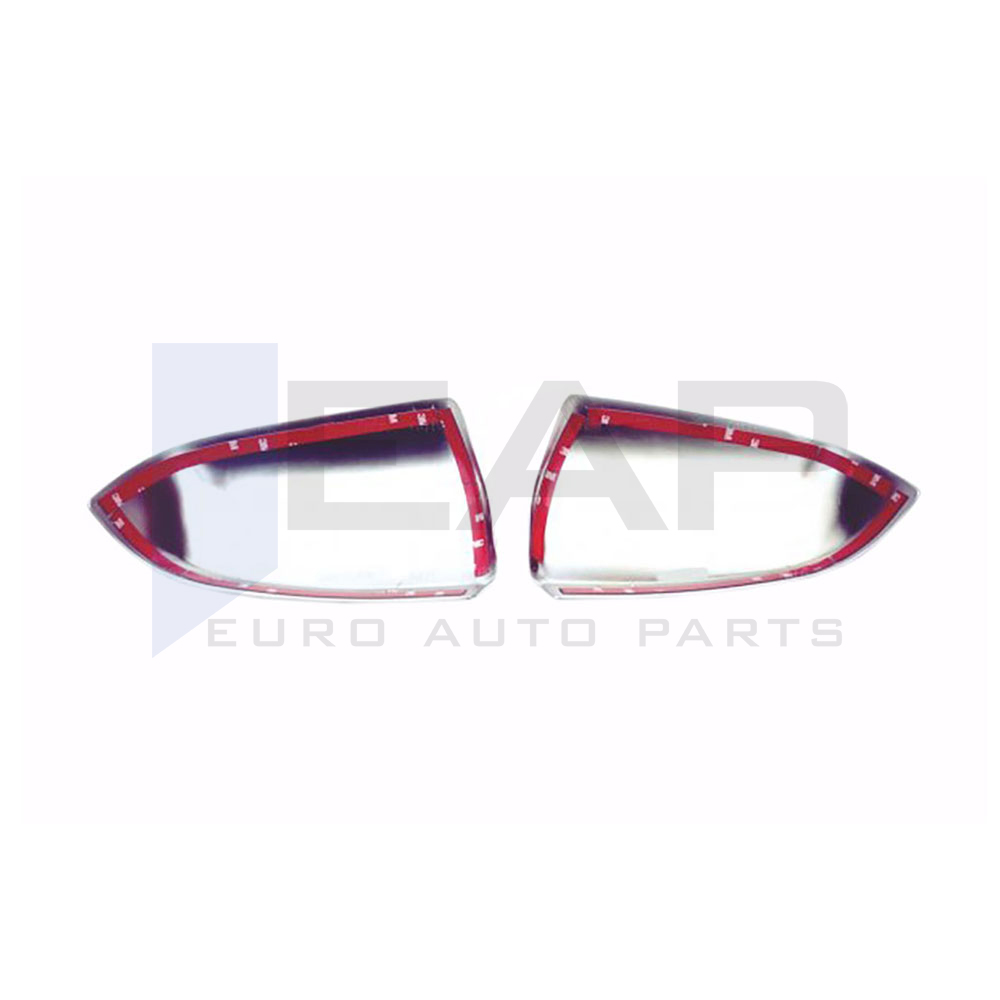 Mirror Cover 2 Pcs. Stainless Steel