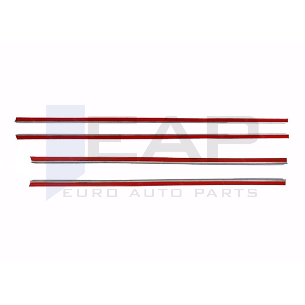 Window Frame Garnish - 6 Pcs - Stainless Steel