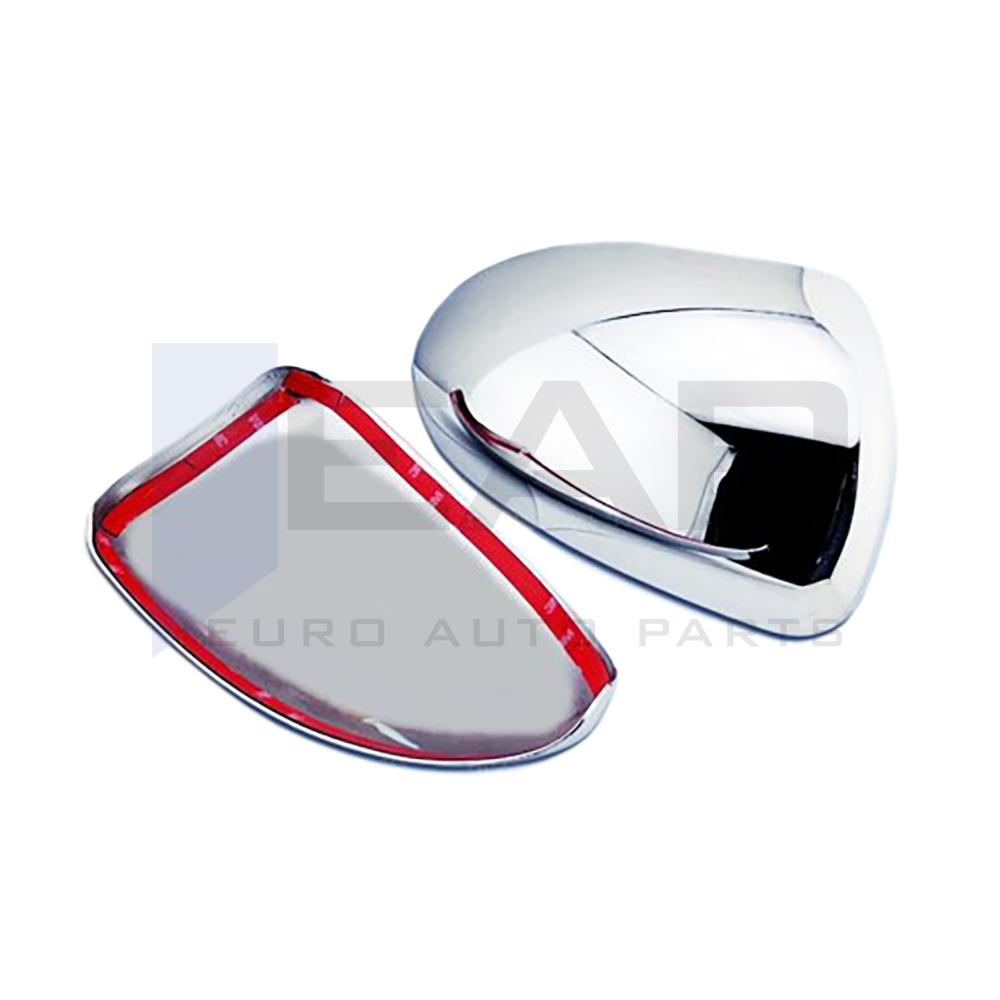 Mirror Cover 2 Pcs - Stainless Steel