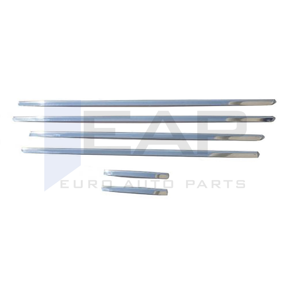 Window Frame Garnish - 6 Pcs - Stainless Steel