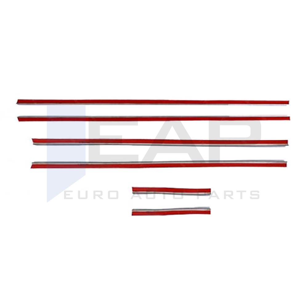 Window Frame Garnish - 6 Pcs - Stainless Steel