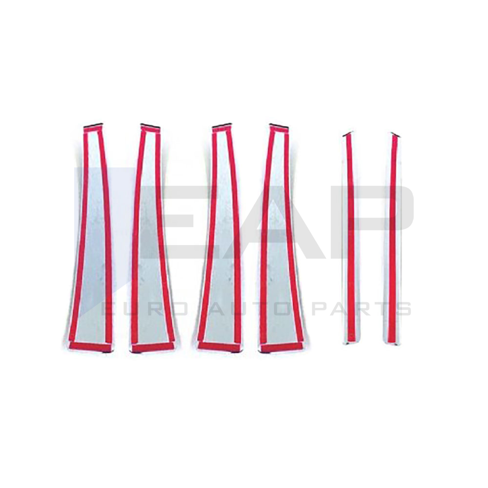 Door Post Set - 6 Pcs - Stainless Steel