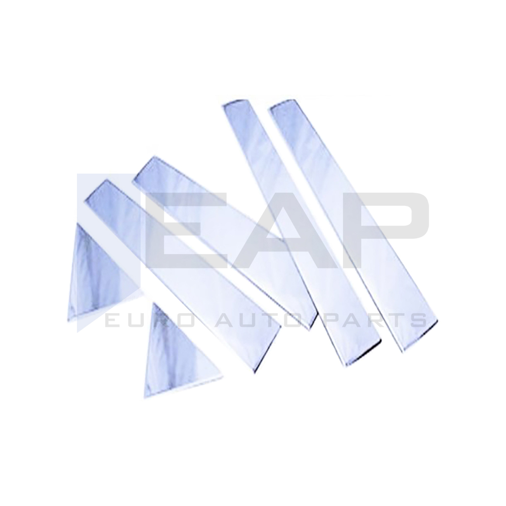 Door Post Set - 6 Pcs - Stainless Steel