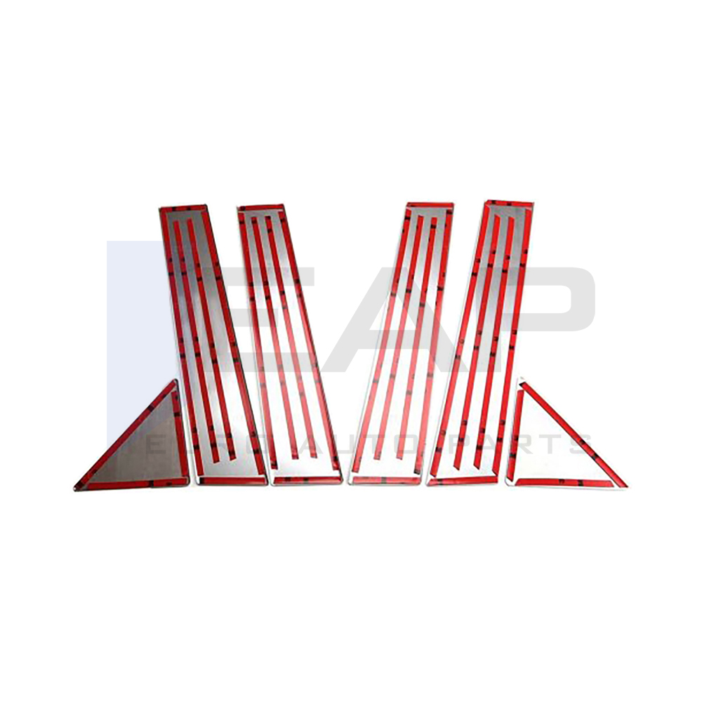 Door Post Set - 6 Pcs - Stainless Steel