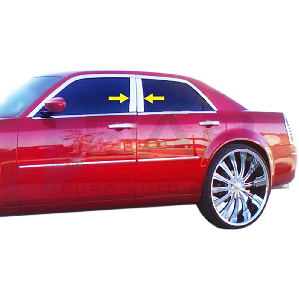 Door Post Set - 4 Pcs - Stainless Steel