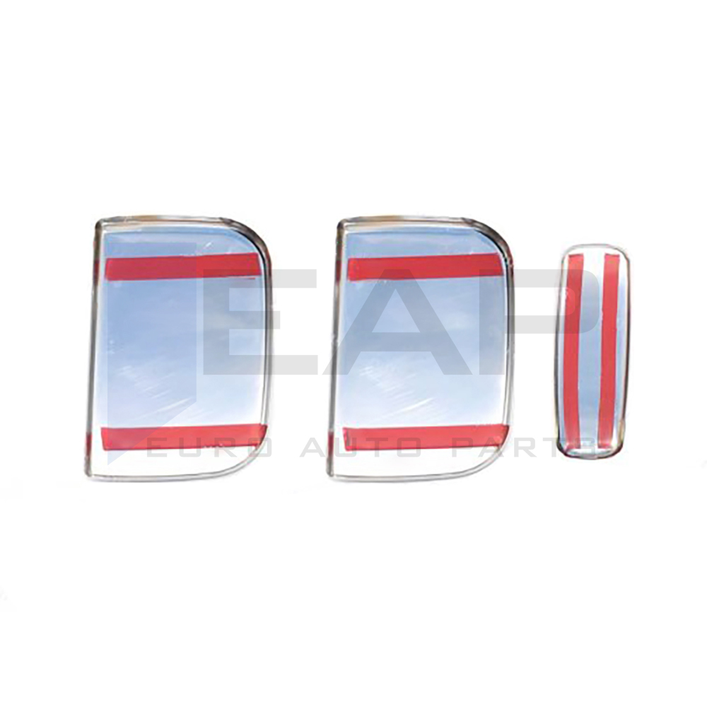 Door Handle Cover - 3 Doors - Stainless Steel