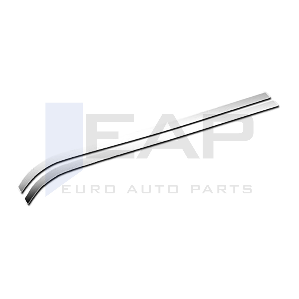 Side Door Rail Trim - 2 Pcs - Stainless Steel