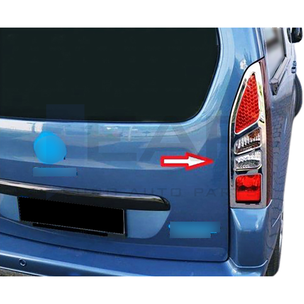 Tail Light Frame - 2 Pcs - Stainless Steel