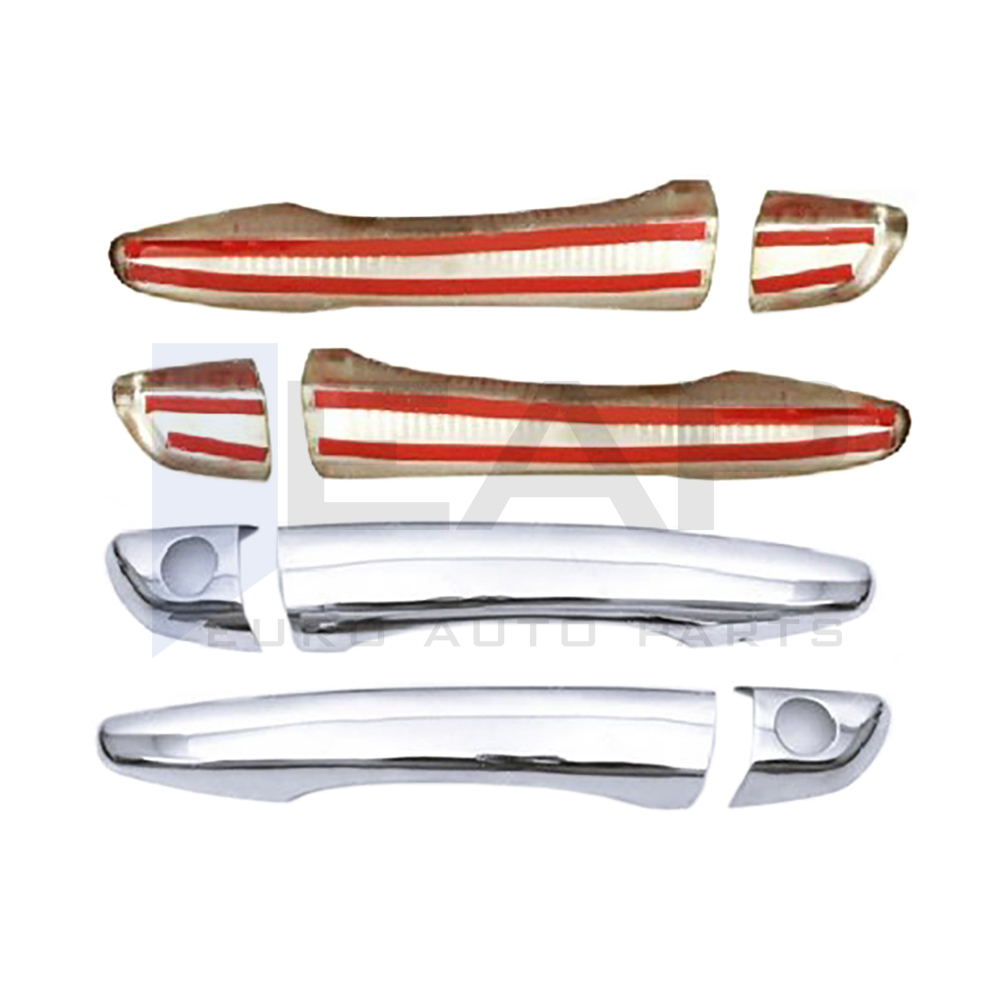 Door Handle Cover (Two Holes) - 4 Doors - Stainless Steel