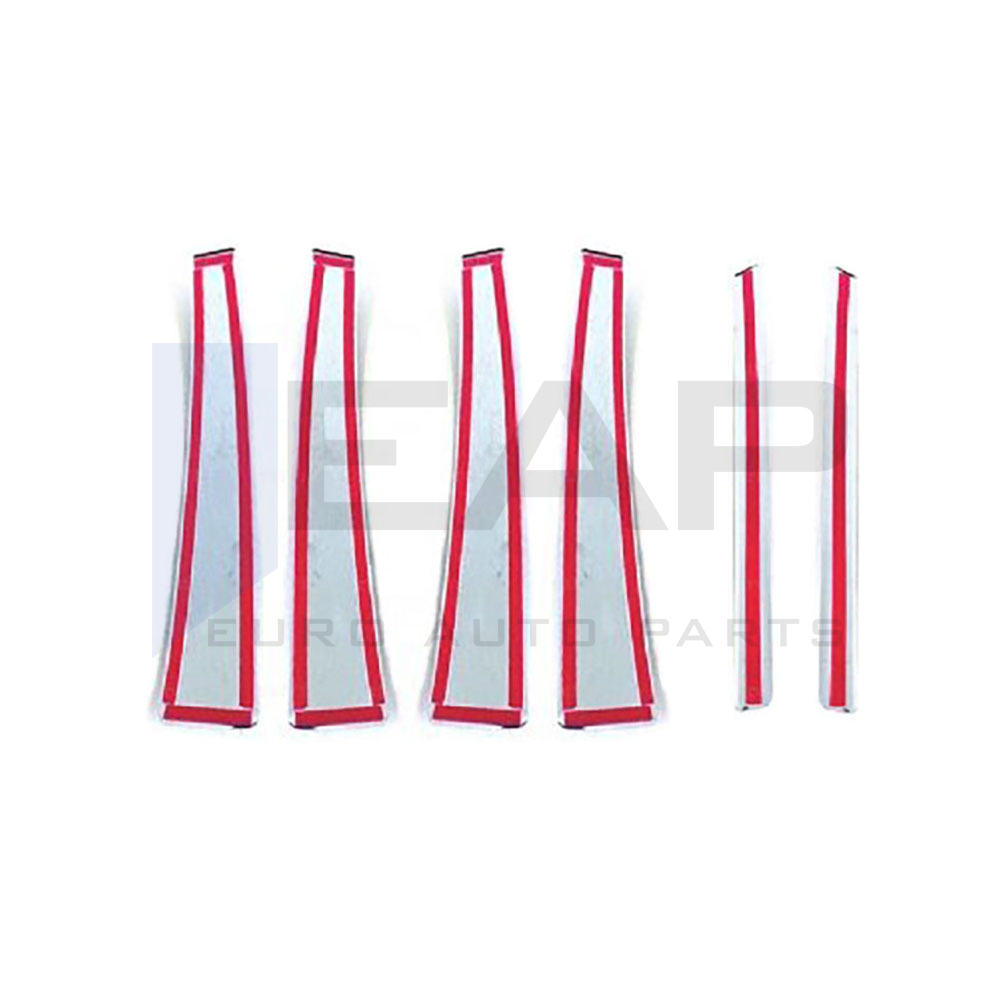 Door Post Set - 6 Pcs - Stainless Steel