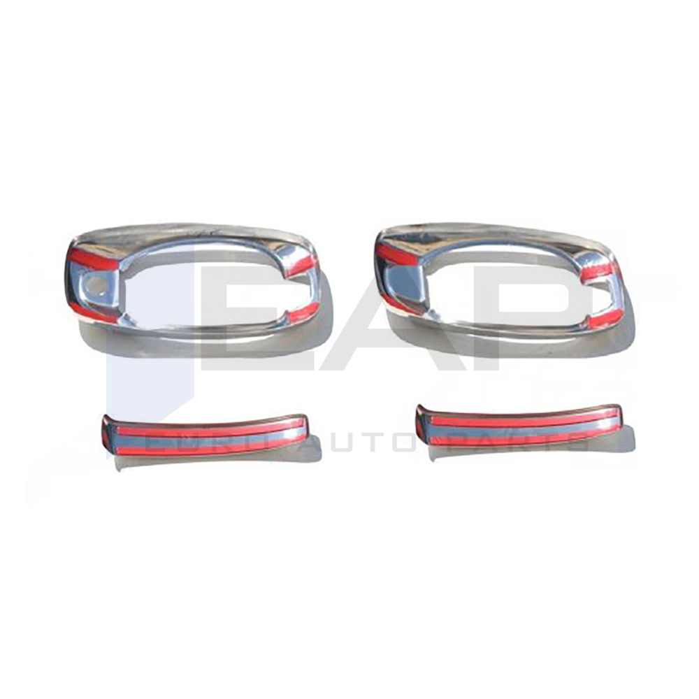 Door Handle Cover Frame - 2 Doors - Stainless Steel